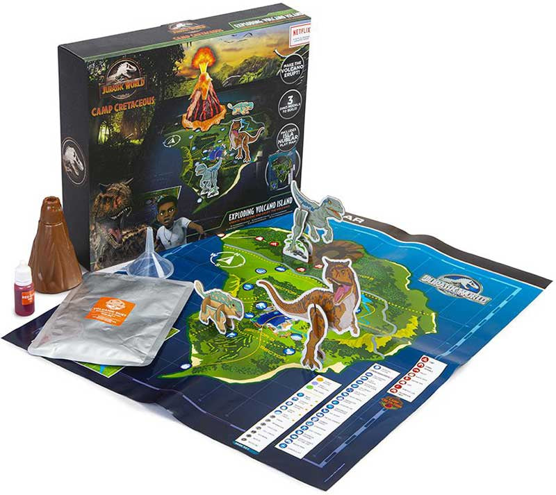 Jurassic World Exploding Volcano Set