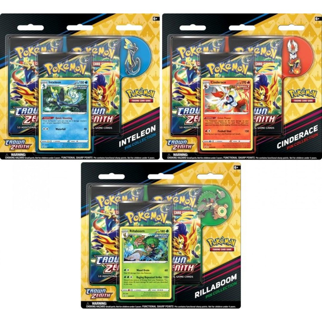 Pokemon Crown Zenith Pin Collection