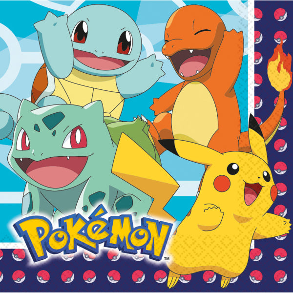 Pokemon Napkins ( 16 pieces )