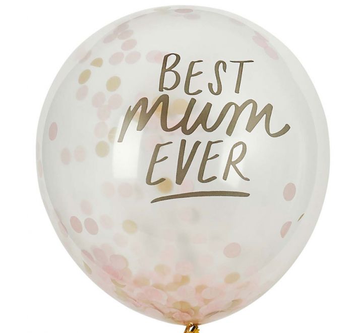 'Best Mum Ever' Confetti Balloons