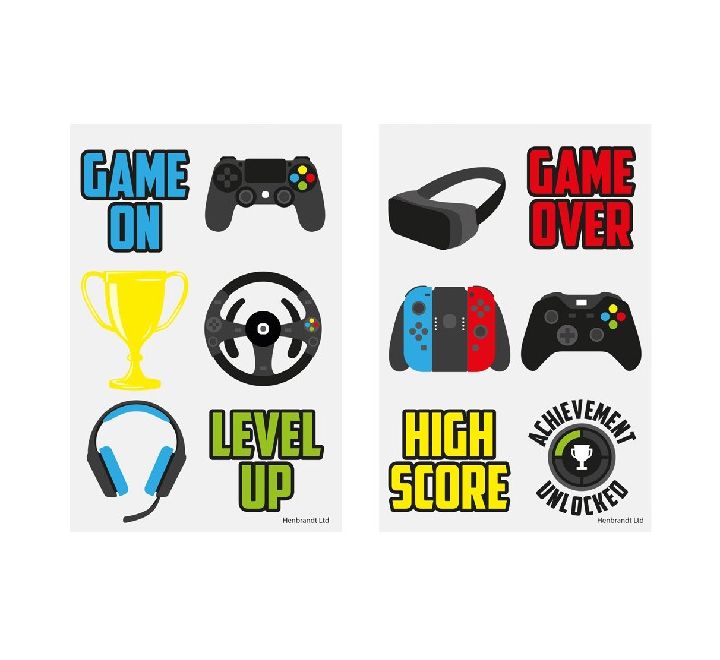 Gamer Tattoos Set Of 2