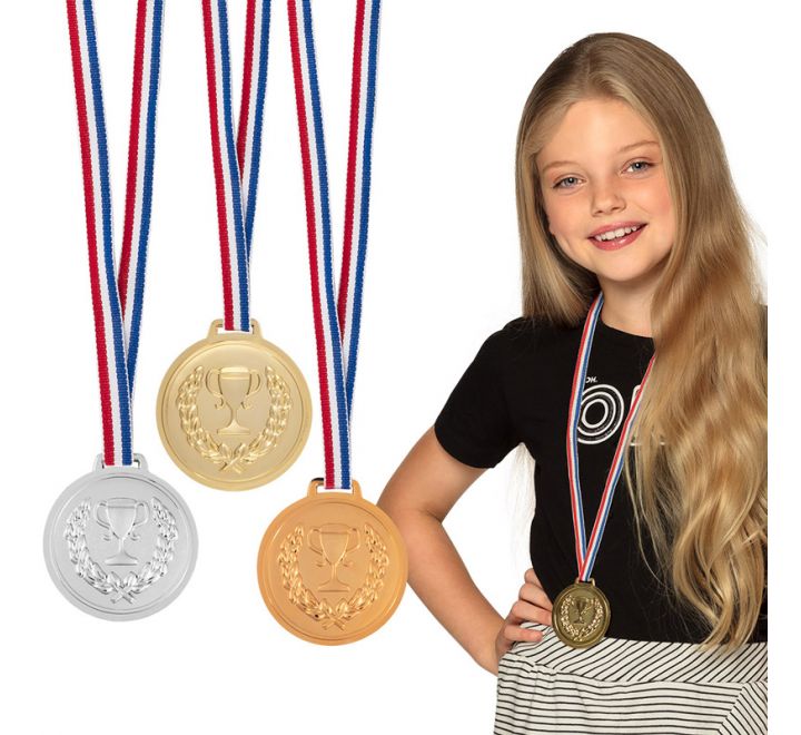 Gold Silver Bronze Podium Medals