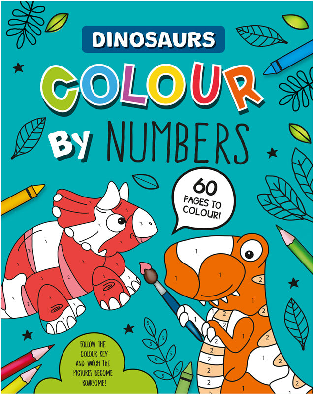 Dinosaur Color By Number