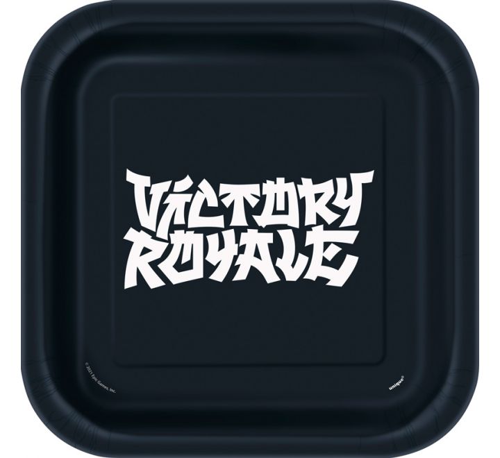Fortnite Square Plates 9in (8 Pieces)
