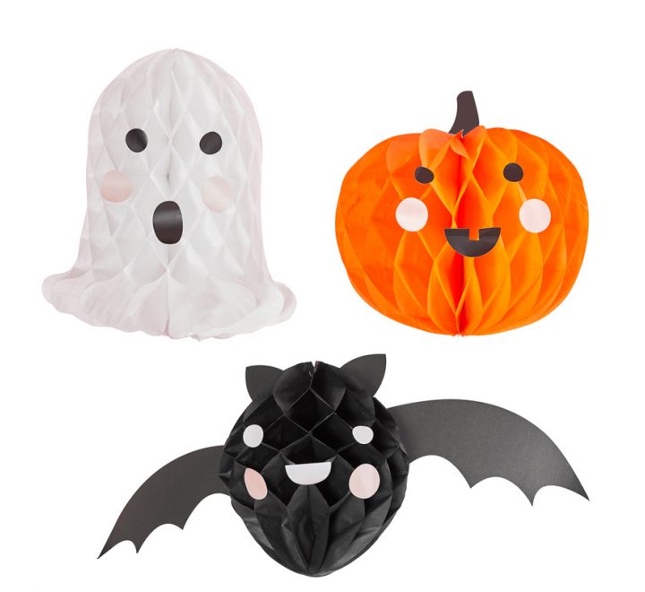 Halloween Character Honeycombs 3Pack