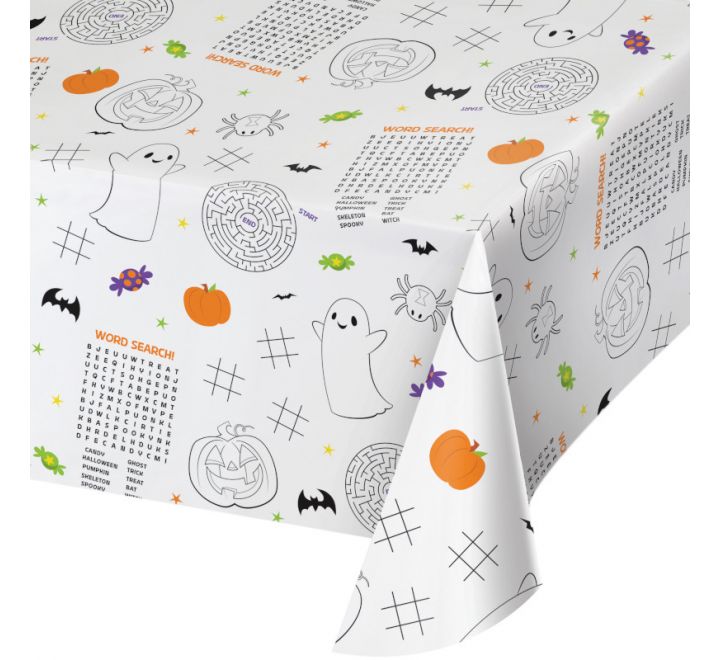 Spooky Decor Tablecover Paper Activity