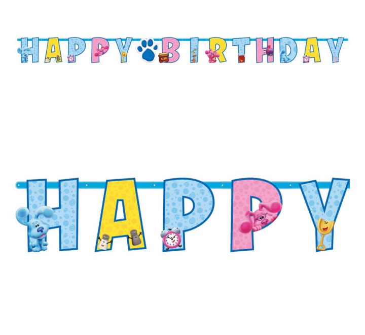 Blue's Clues Letter Banner