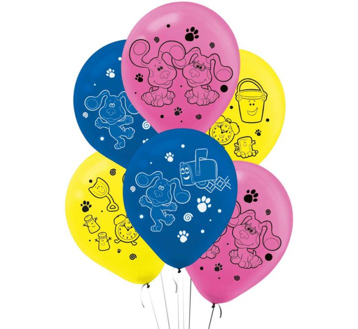 Blue's Clues 11'' LatexBalloon (6 Pieces)