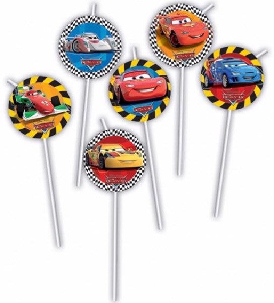 Disney Cars Straws (6 pieces)