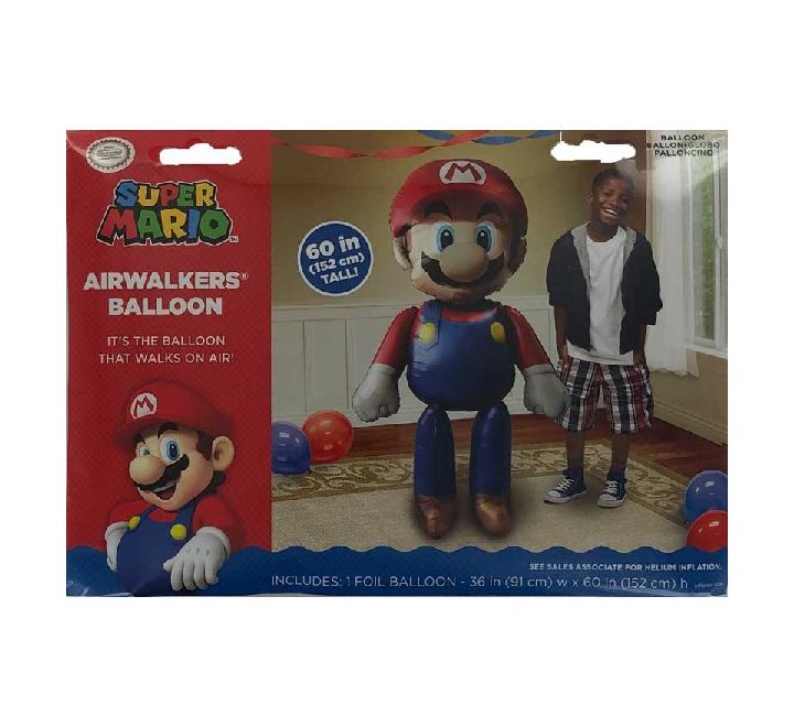 Mario Bros Air walker foil balloon