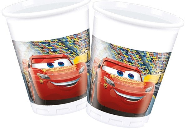 Disney Cars 3 Plastic Cups (8 Pieces)