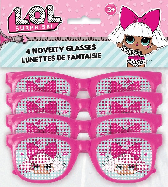 LOL Surprise Novelty Pindot Glasses (4 pieces)