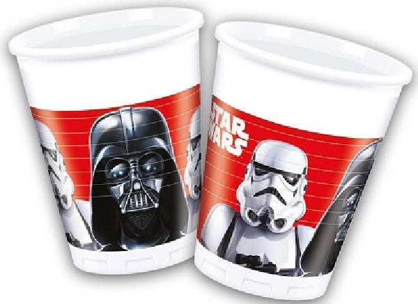 8PK Star Wars Plastic Cups