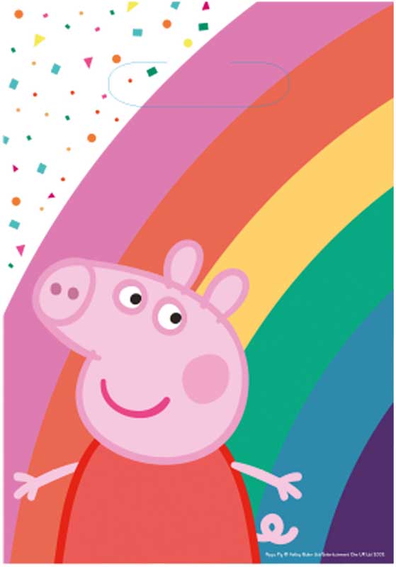 Peppa pig loot (party) bags (8 pieces)