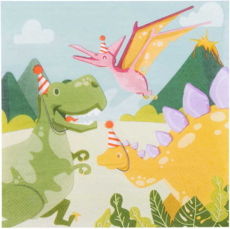 Dinosaur Paper Napkins
