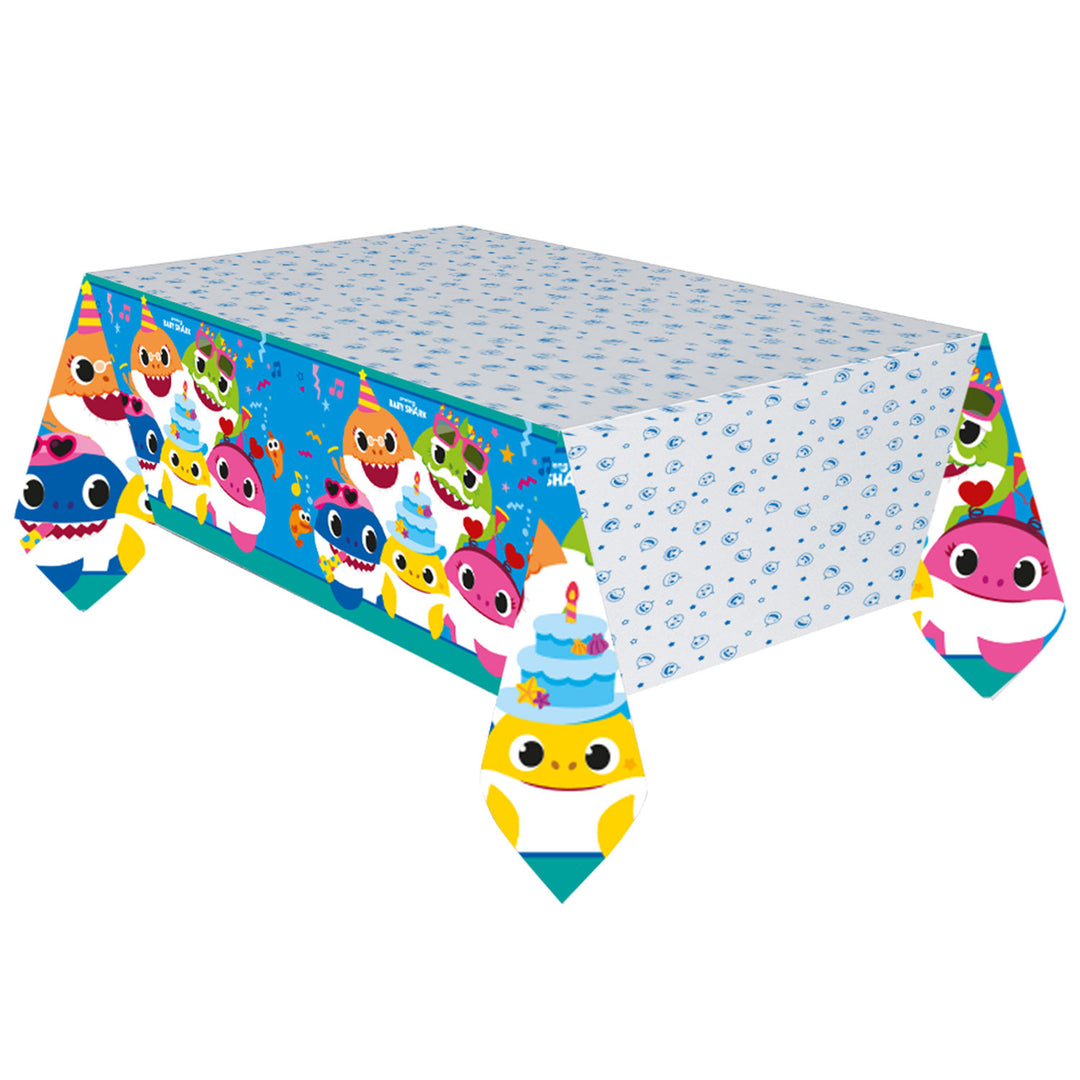 Baby shark paper table cover