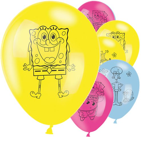SpongeBob Balloons - 11" Latex – Joyeux.kw