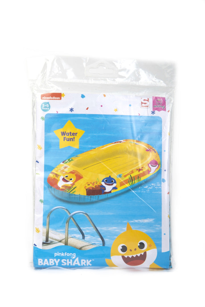 Baby Shark Inflatable Yellow Boat
