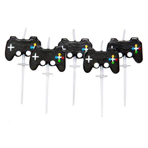 Gaming Party Pick Candles