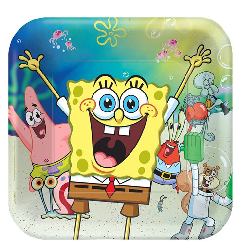 SpongeBob Paper Plates - 23cm