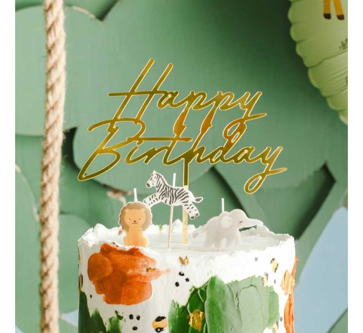 Birthday candles Safari