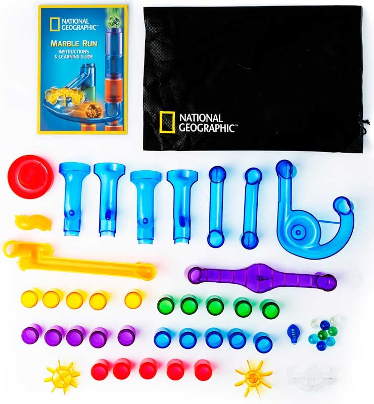 National Geographic 50 Pc Glow-in-the-dark Marble Run