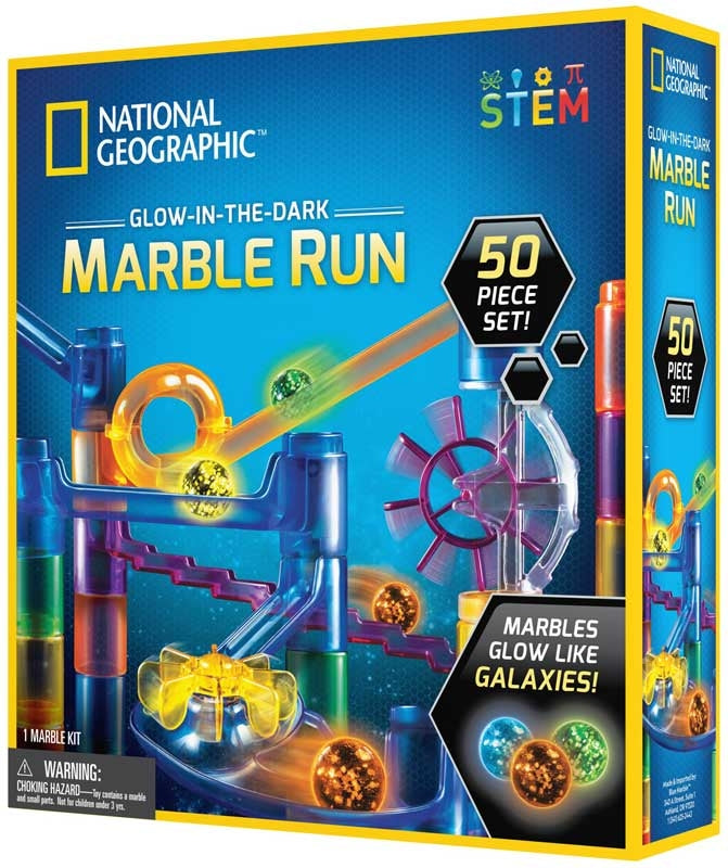 National Geographic 50 Pc Glow-in-the-dark Marble Run
