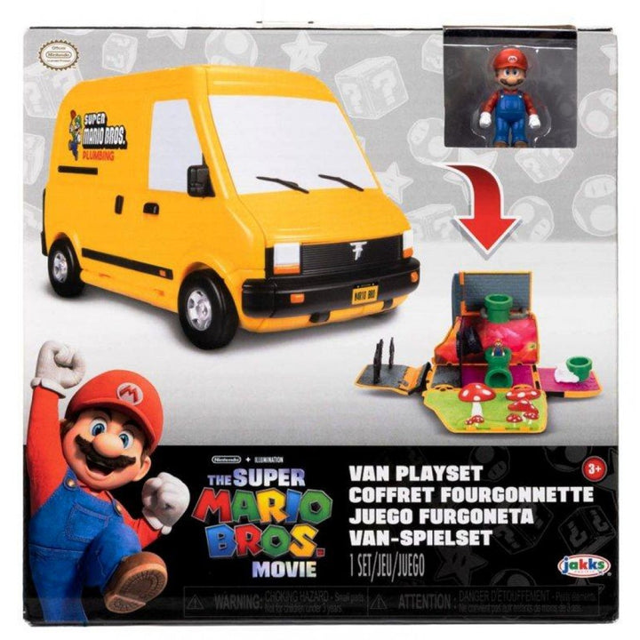 The Super Mario Bros. Movie Mini Van Basic Playset