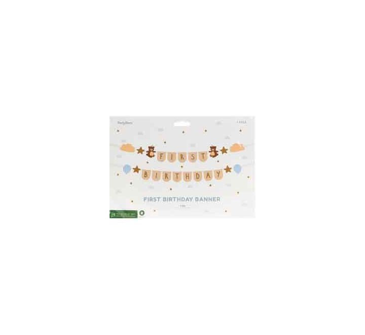 First Birthday Banner with Bears