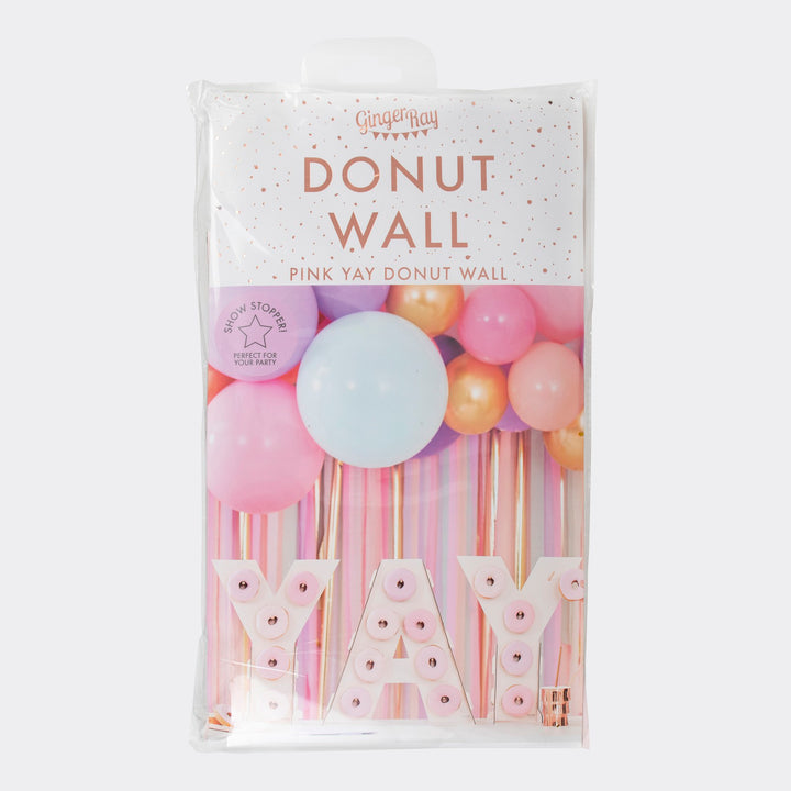 Yay Pink Ombre Donut Wall Stand Pack of 3