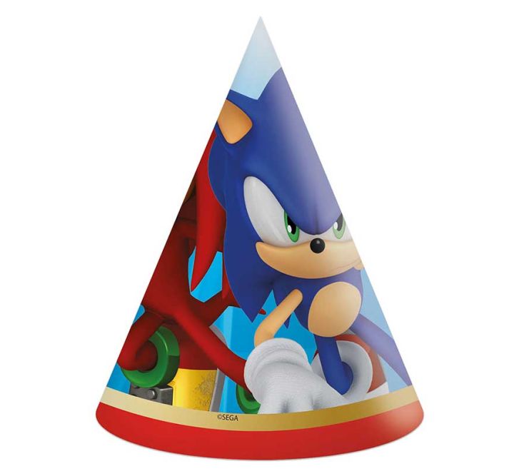 Sonic Paper Hats ( 6 Pieces )