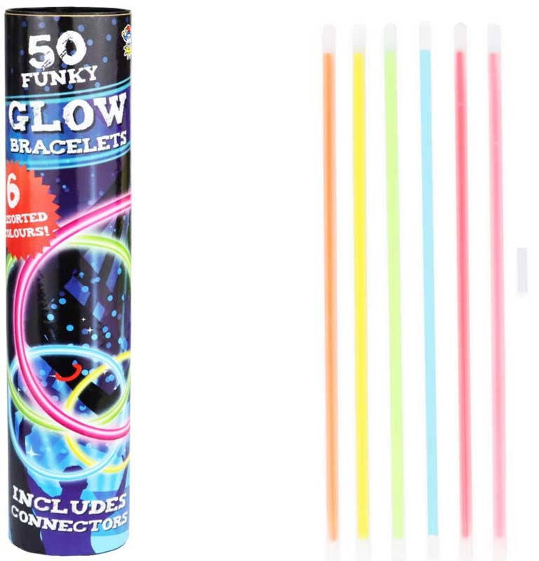 Glow Bracelet In Tube 50 Sticks