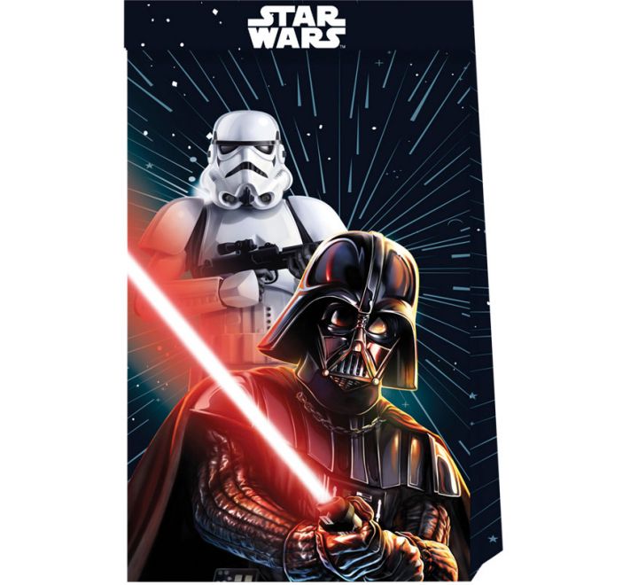 Star Wars Paper Bags ( 4 Pieces )