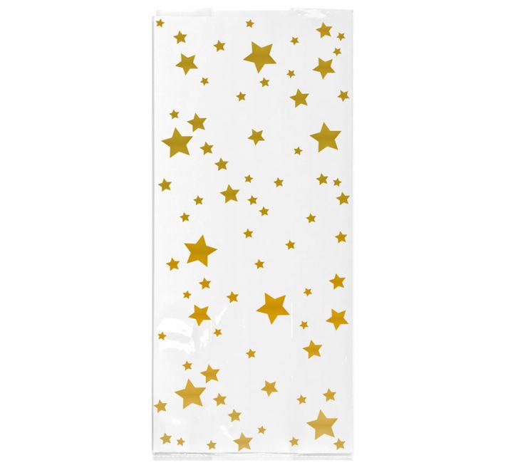 Gold Star Cello Bags With Twist Ties