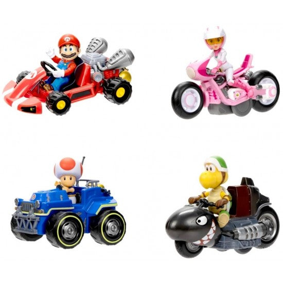 The Super Mario Bros. Movie Figure & Kart Assortment ( 1 Figaure & 1 Kart )