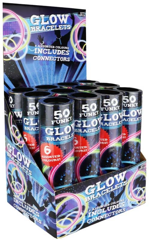 Glow Bracelet In Tube 50 Sticks
