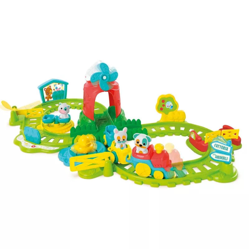 Animals Interactive Farm Train Set Clementoni