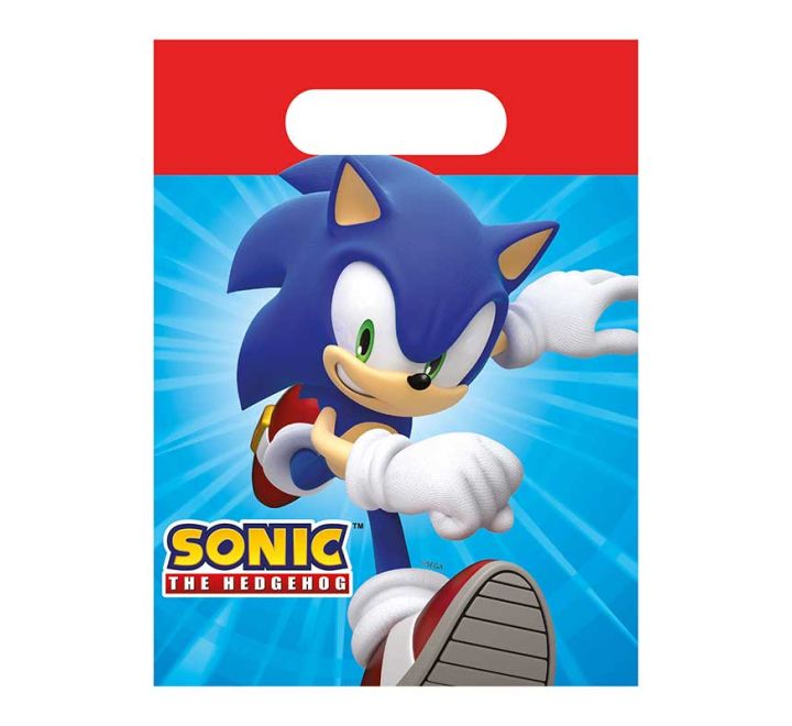 Sonic Paper Party Bags ( 4 Pieces )