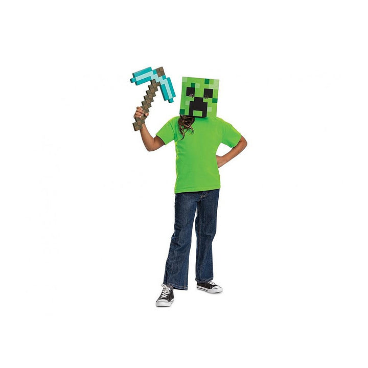 Minecraft Pickaxe And Mask Set