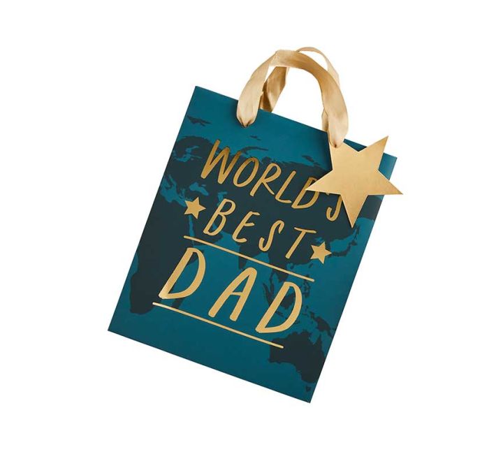 World's Best Dad Small Gift Bag