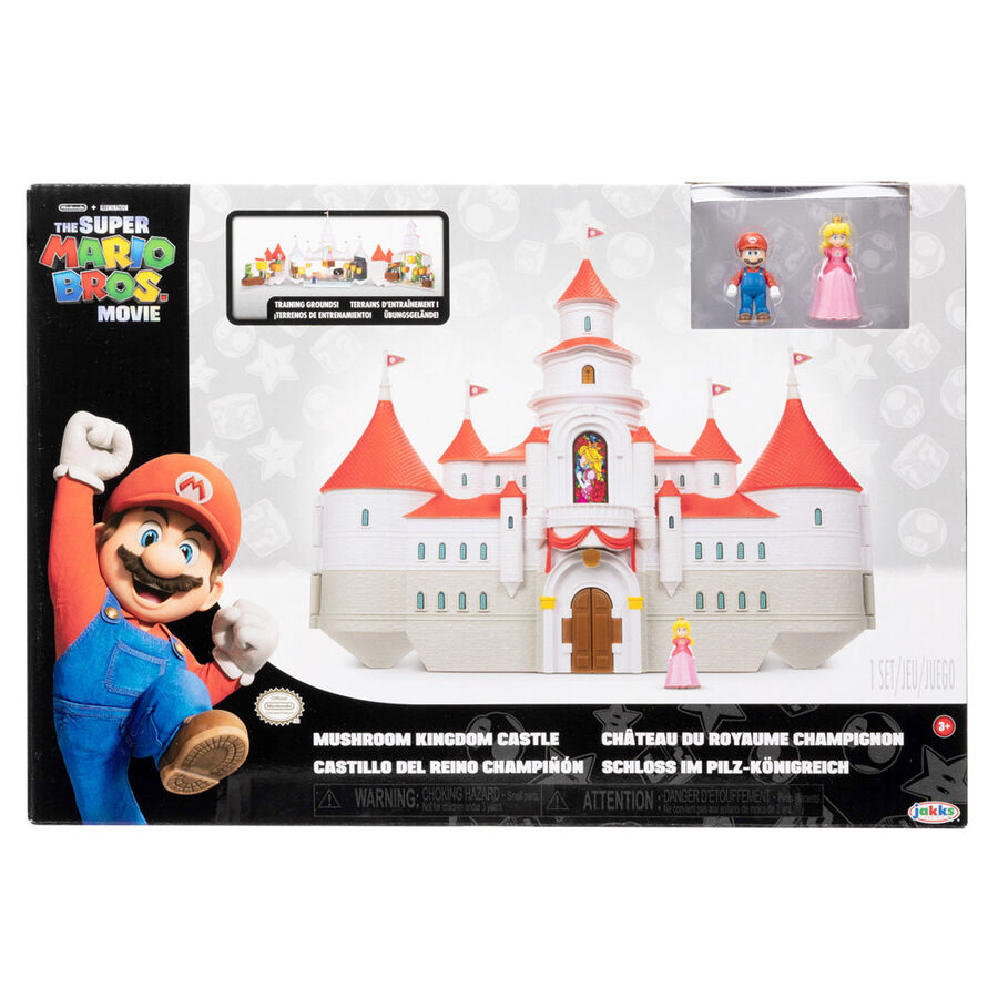 Super Mario Mushroom Kingdom Castle Mini Playset