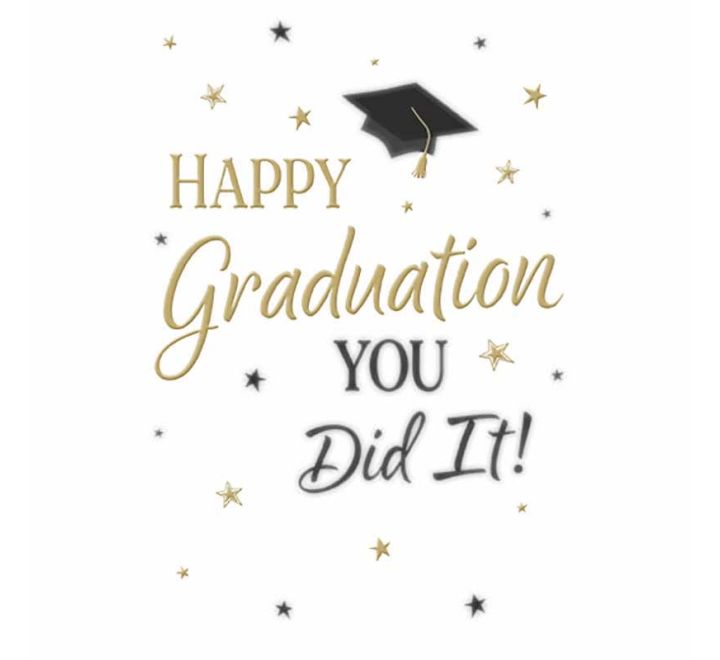 Happy Graduation Card With Envelope