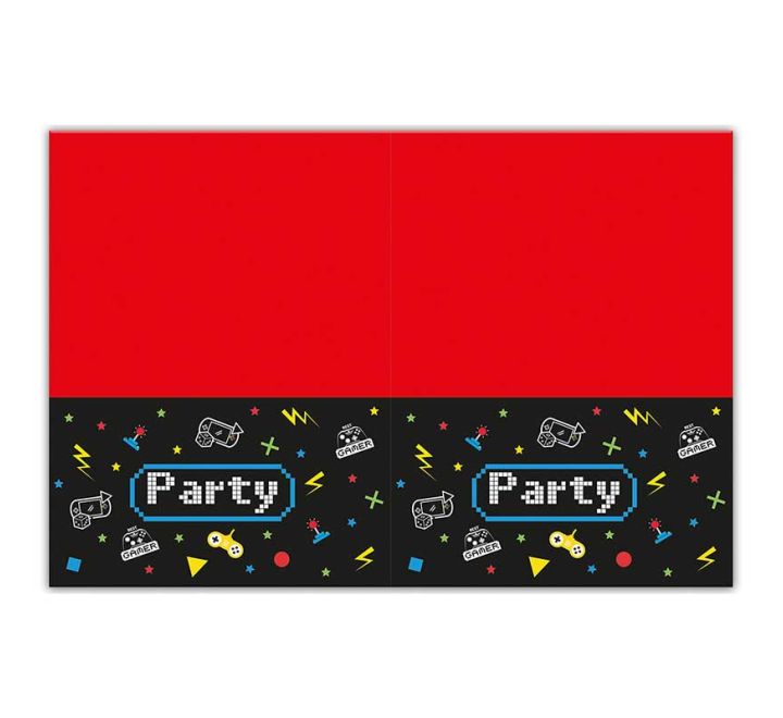 Gaming Party Plastic Tablecover