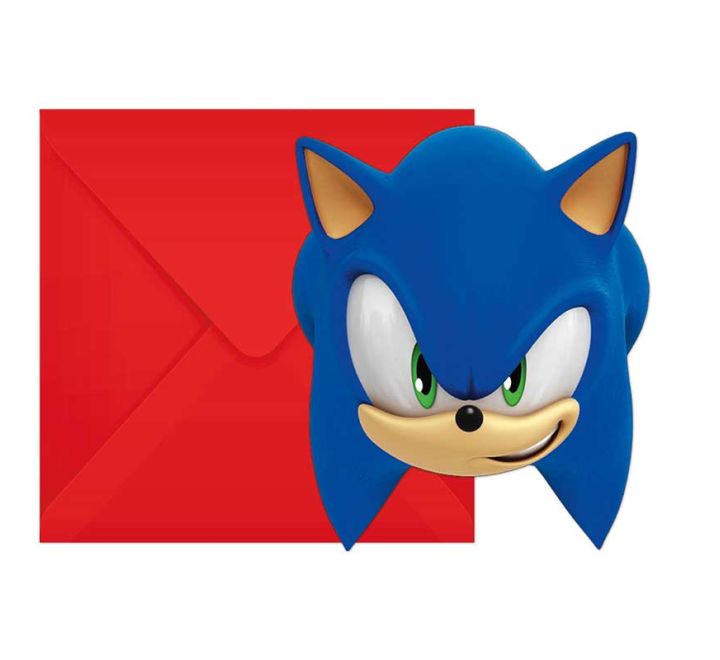 Sonic Invitations ( 6 Pieces )