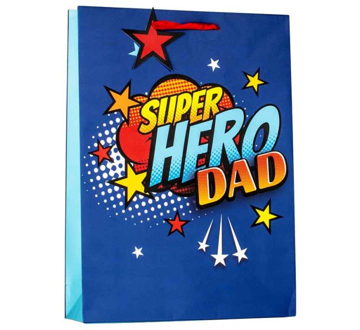 Super Hero Dad XLG Gift Bag