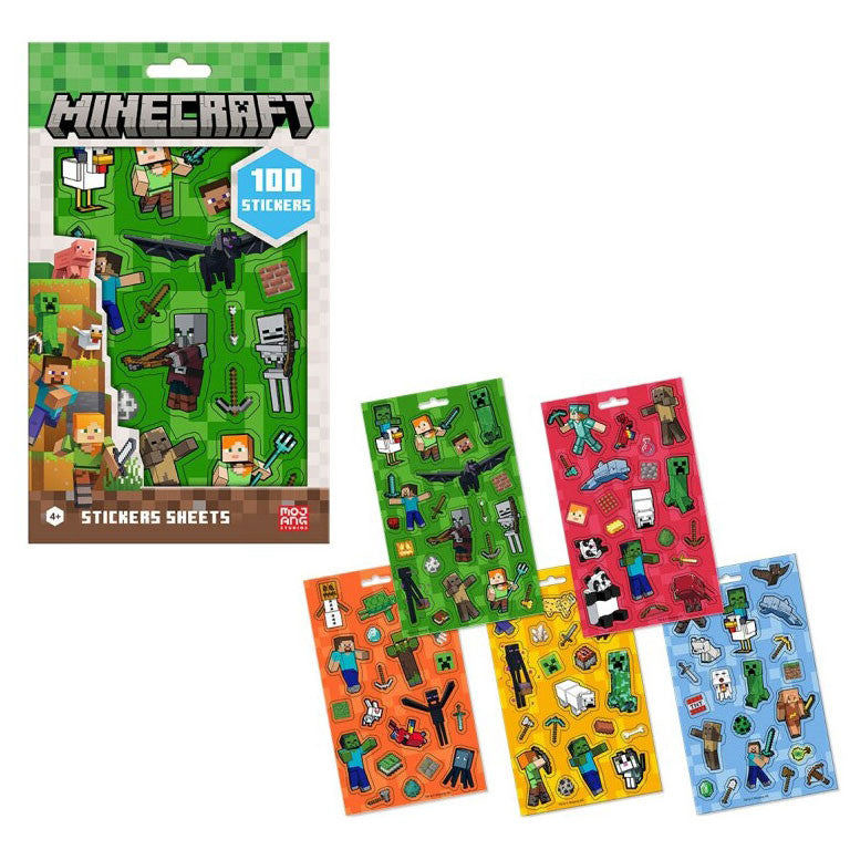 Minecraft Sticker Set 5 Sheets