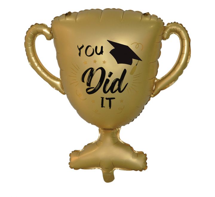 Graduation Trophy Foil Balloon