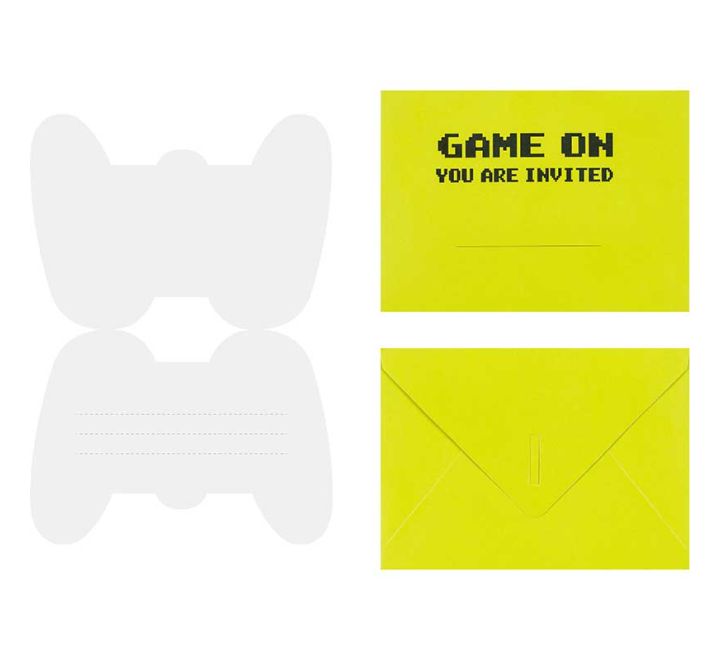 Gamepad Invitations ( 6 Pieces )