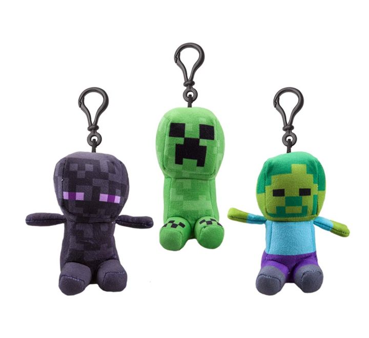 Minecraft Pluch Character Clip On