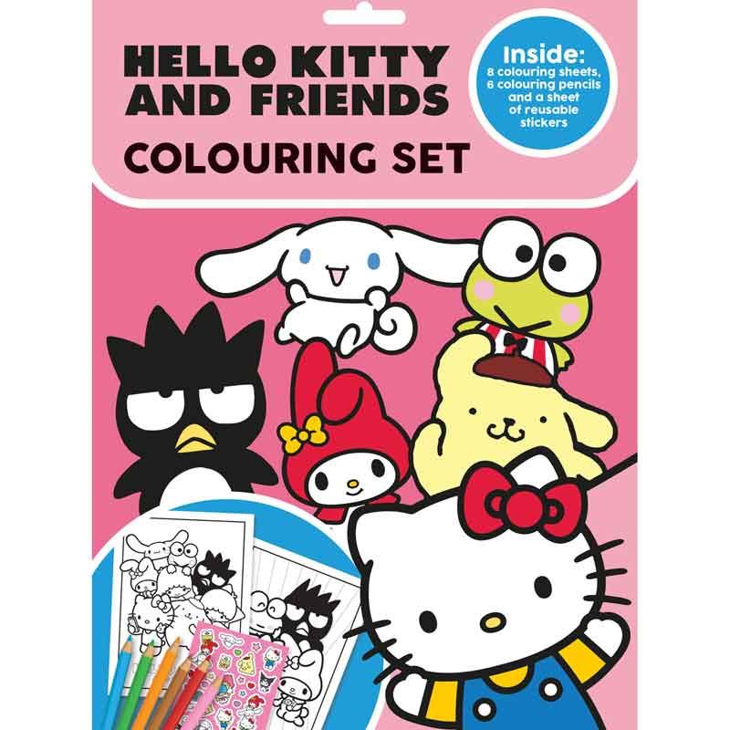 Hello Kitty Colouring Set
